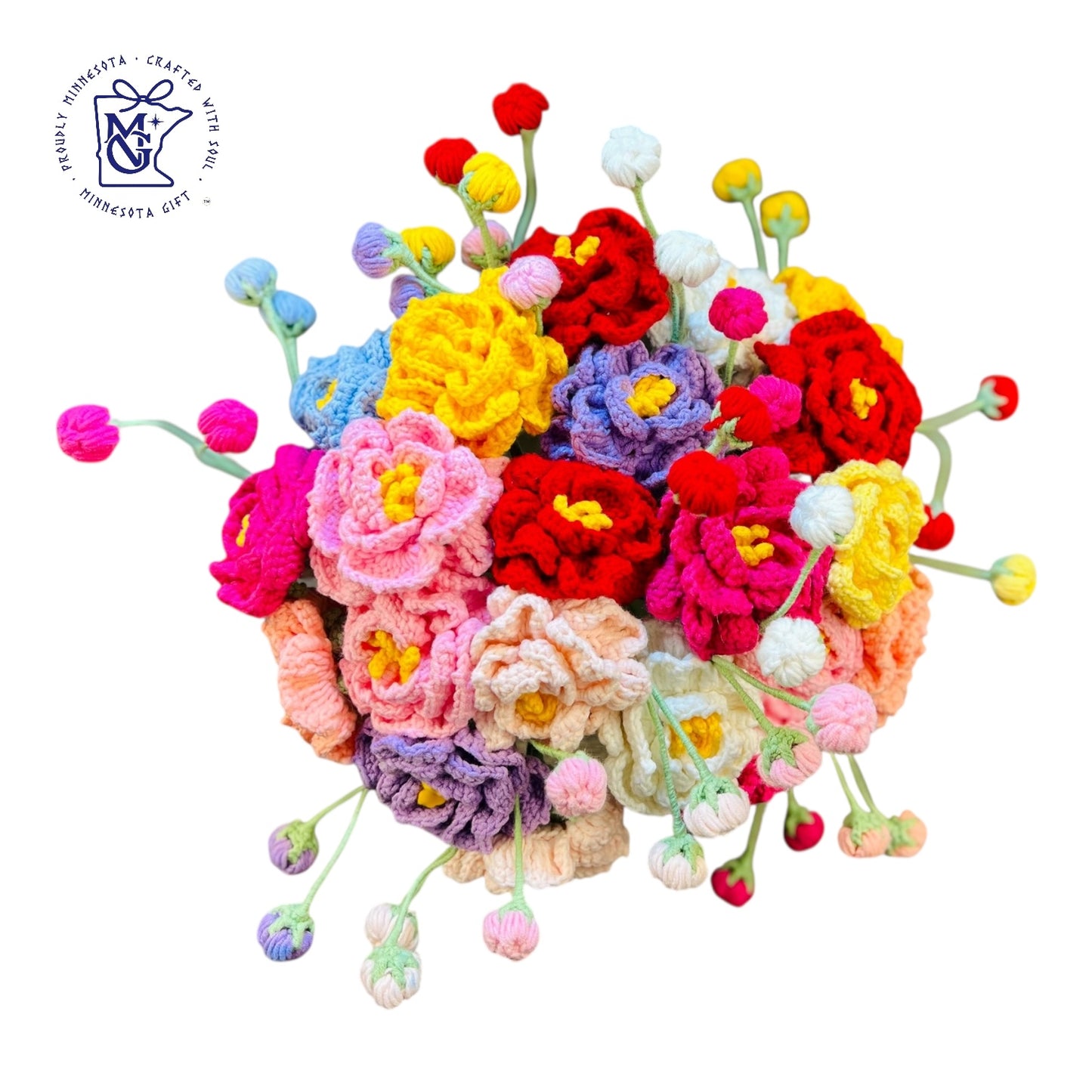 CAMELLIA FLOWER - Unique Wool Keychains