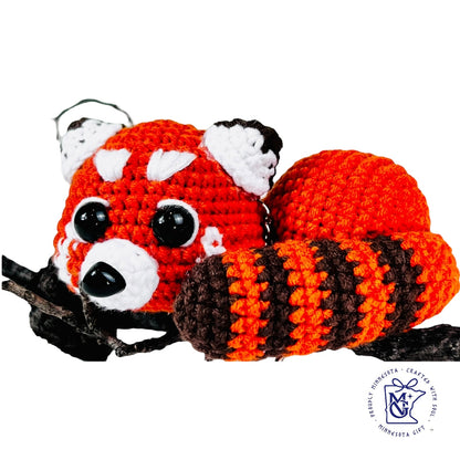 RED PANDA - Unique Wool Keychains