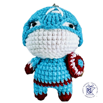 CAPTAIN AMERICAN - Unique Wool Keychains