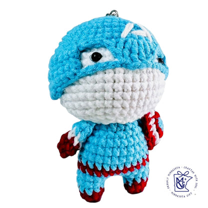 CAPTAIN AMERICAN - Unique Wool Keychains