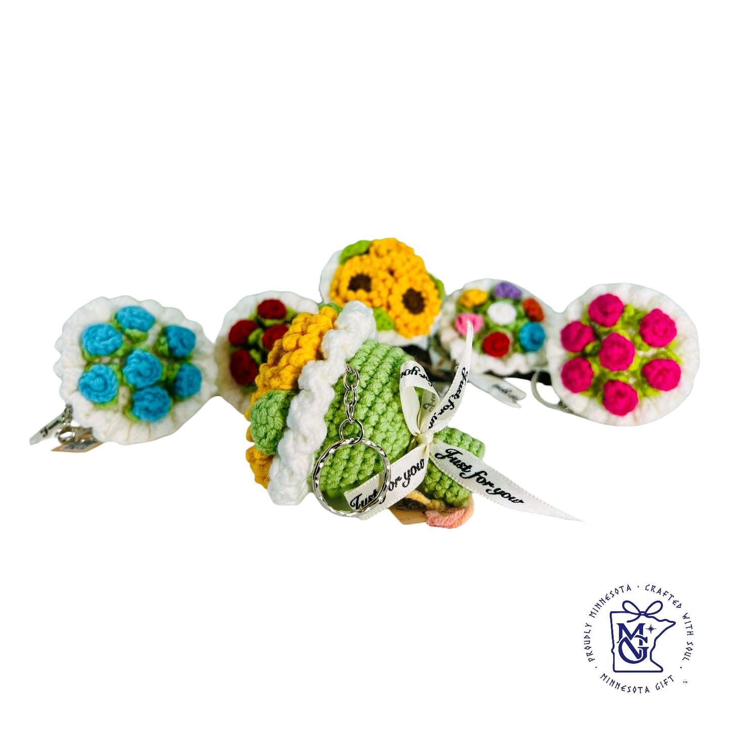 MINI BOUQUETS - Unique Wool Keychains