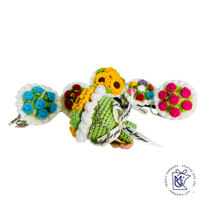 MINI BOUQUETS - Unique Wool Keychains