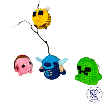 MINECRAFT - Unique Wool Keychains
