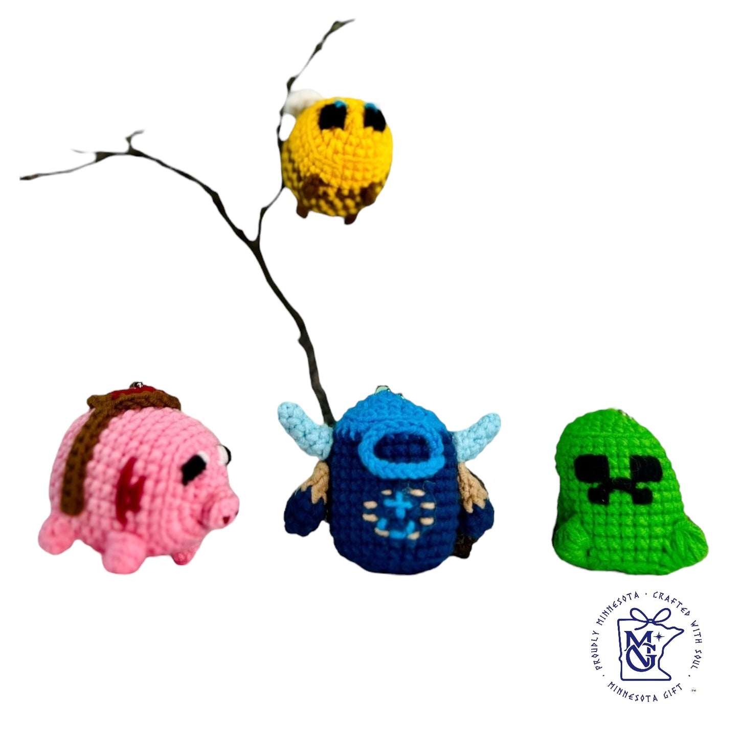 MINECRAFT - Unique Wool Keychains