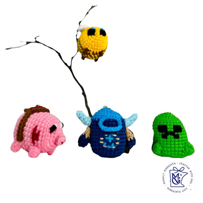 MINECRAFT - Unique Wool Keychains
