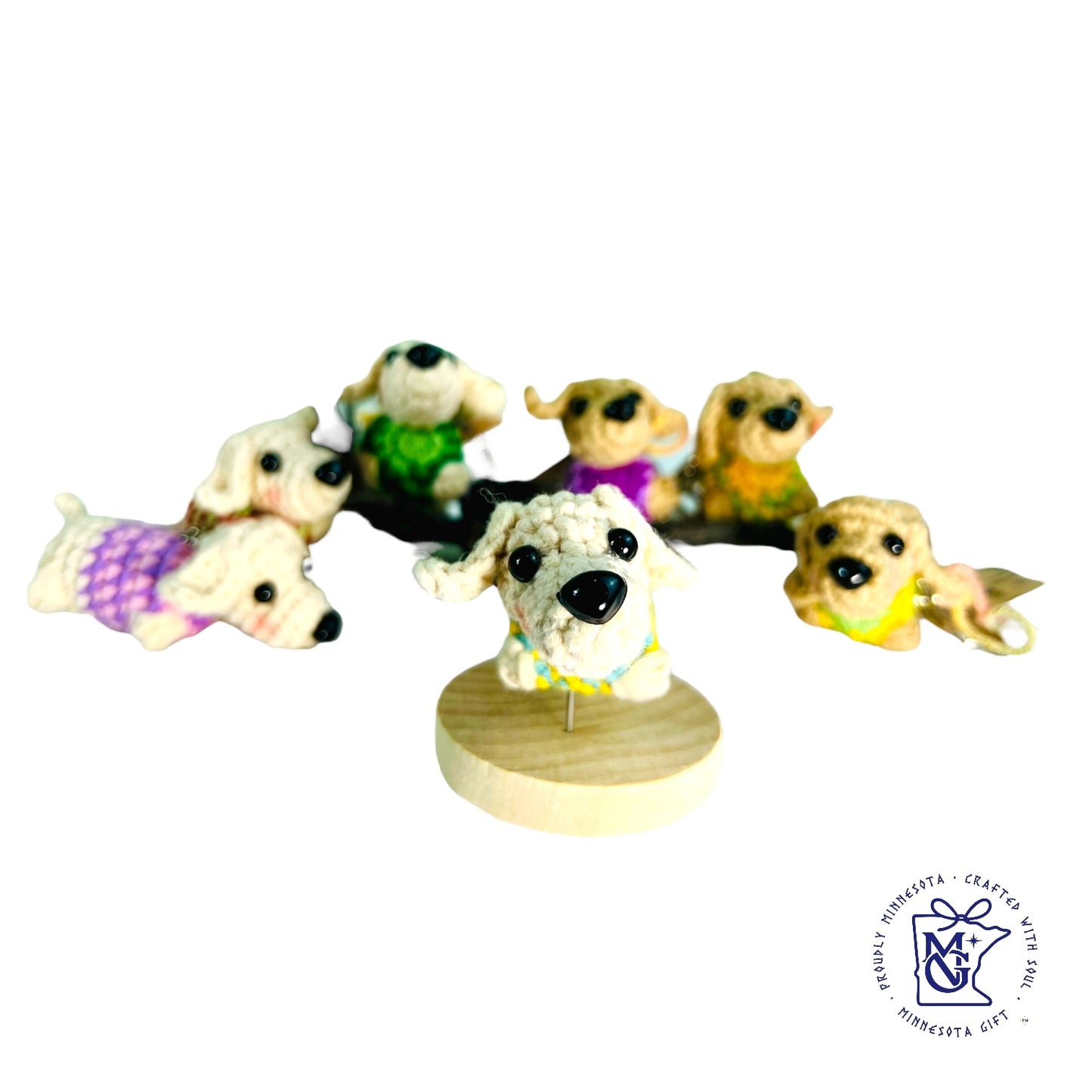 PUPPIES - Unique Wool Keychains