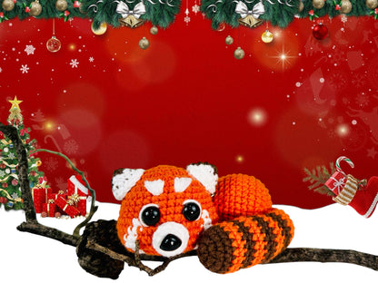 RED PANDA - Unique Wool Keychains