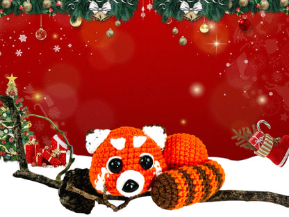 RED PANDA - Unique Wool Keychains