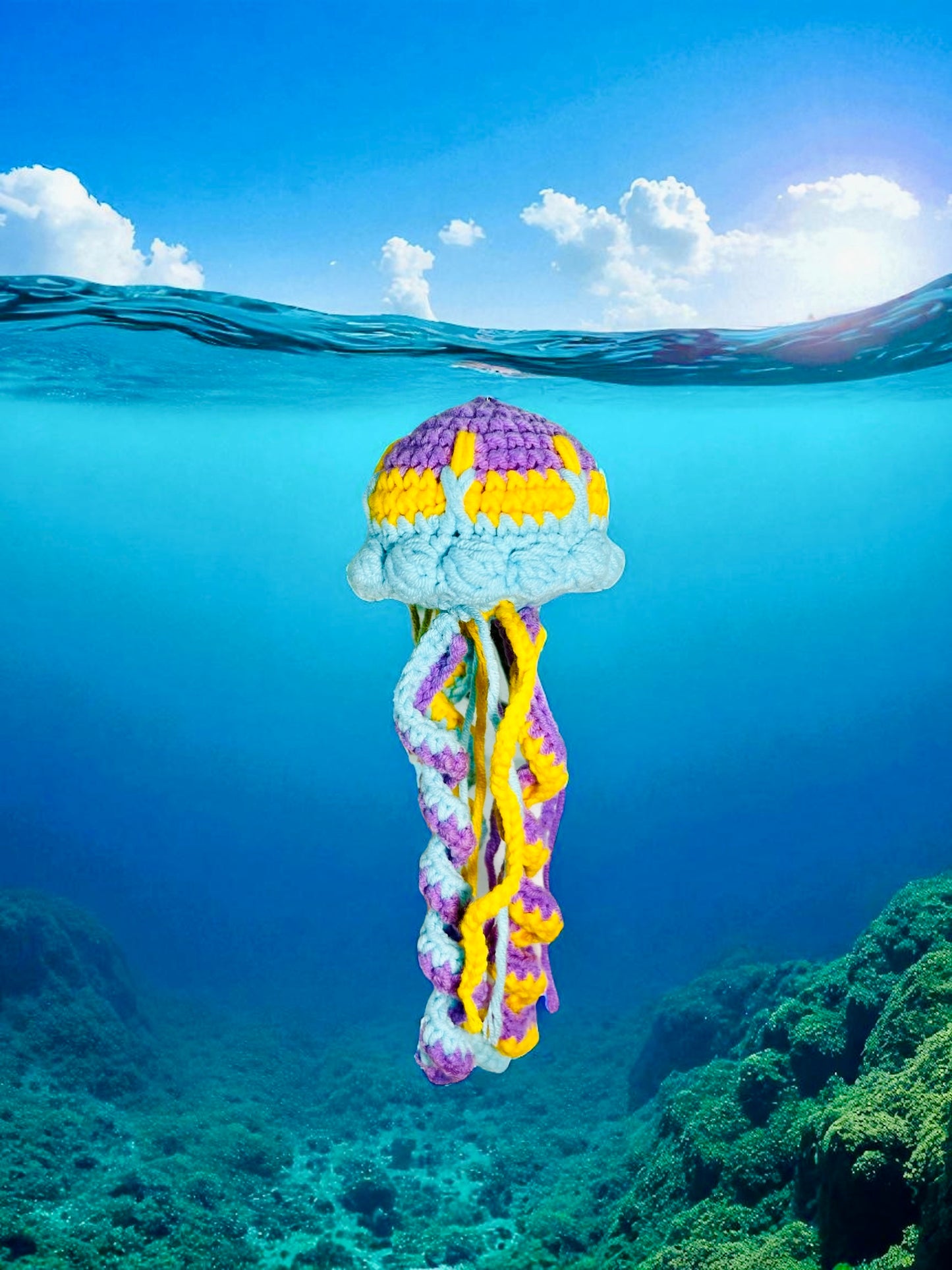 JELLYFISH - Unique Wool Keychains