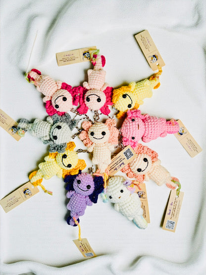 MEXICO SALAMANDER - Unique Wool Keychains