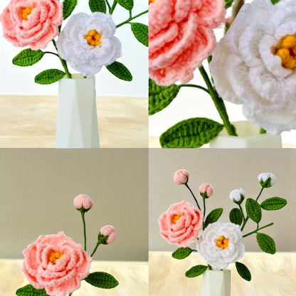 CAMELLIA FLOWER - Unique Wool Keychains