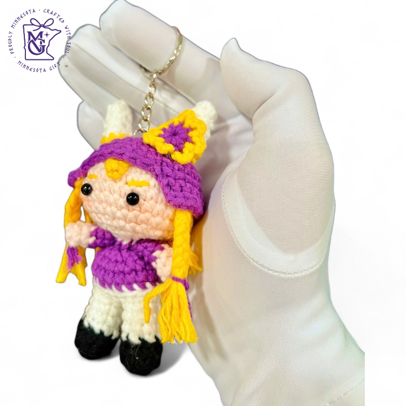 Viking Hero Wool Keychain