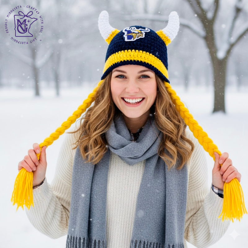 Viking Maiden Horned Hat