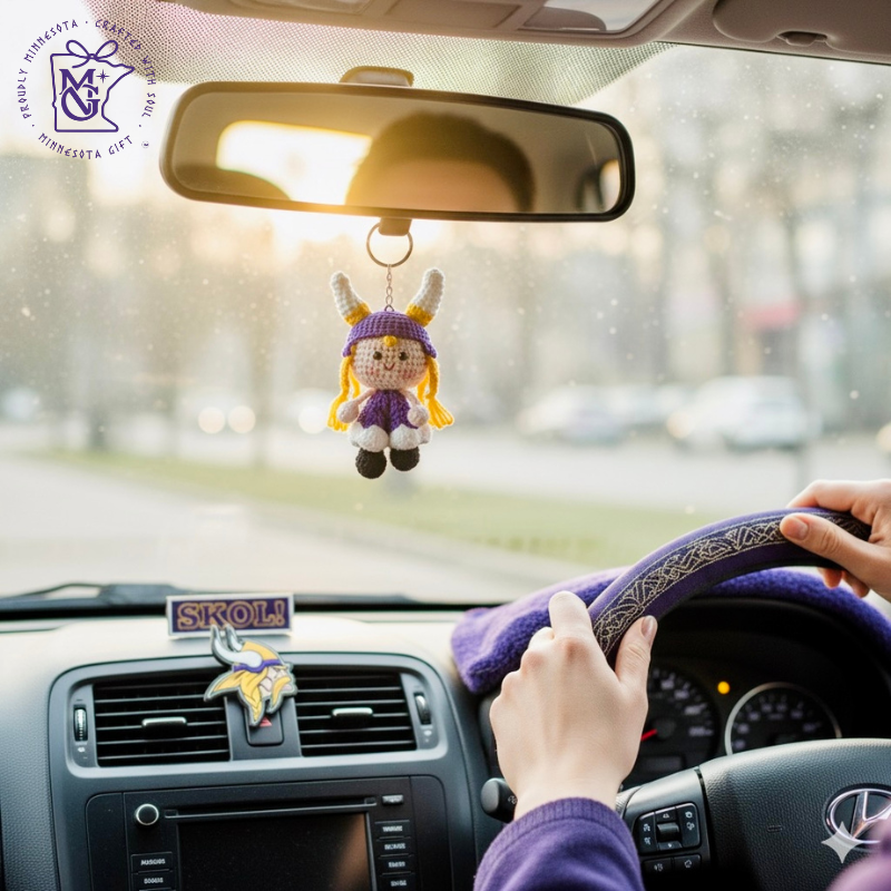 Viking Princess Car Charm