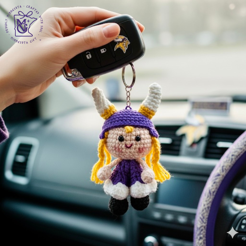 Viking Princess Car Charm