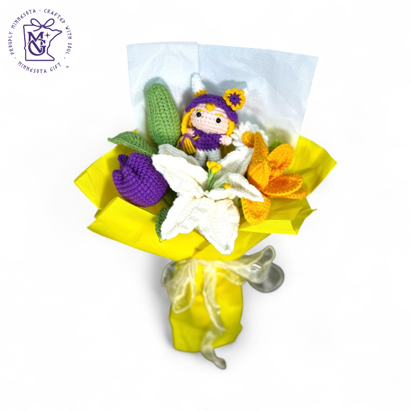 Viking Wool Flower Bouquet