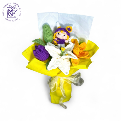 Viking Wool Flower Bouquet