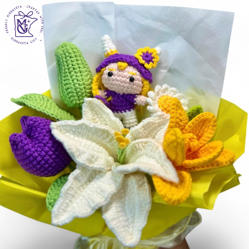 Viking Wool Flower Bouquet