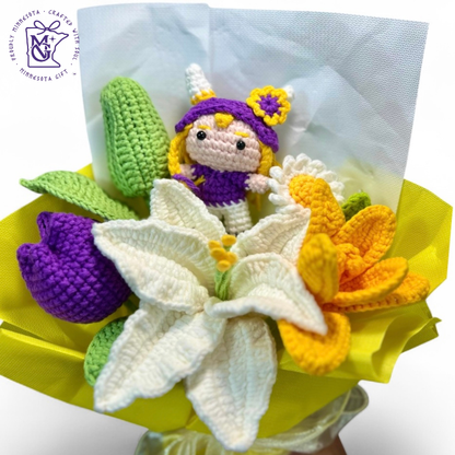 Viking Wool Flower Bouquet