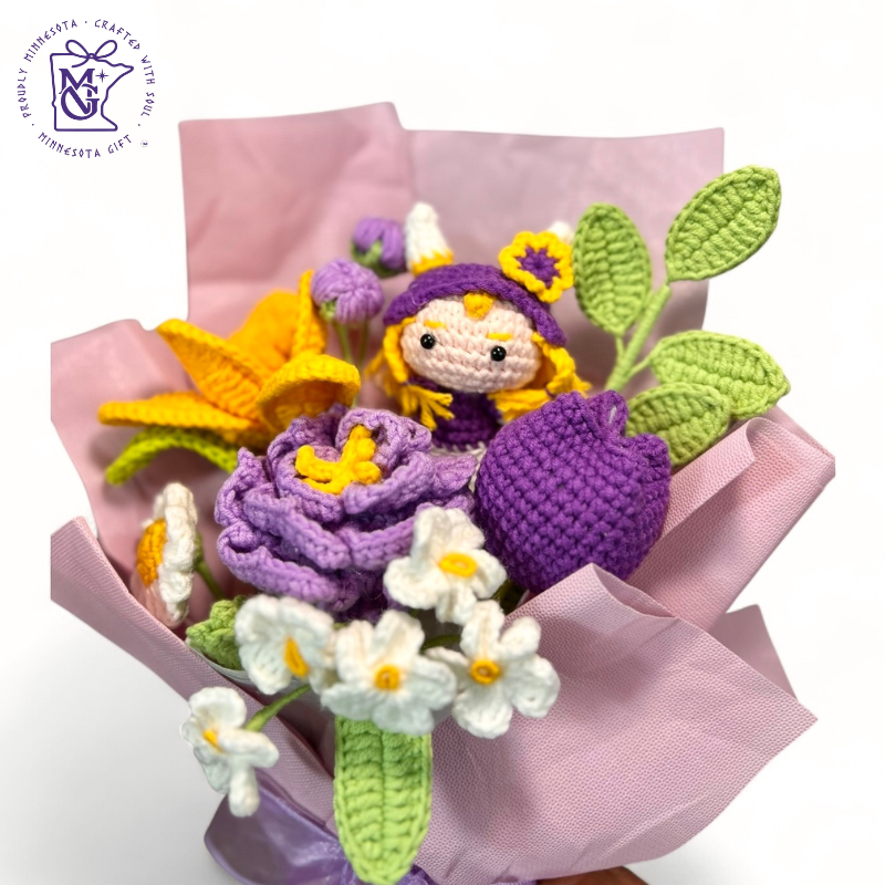 Viking Wool Flower Bouquet