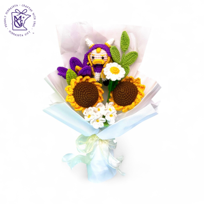 Viking Wool Flower Bouquet